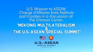 Mekong Multilateralism & the U.S.-ASEAN Special Summit - Highlight Clip w/ Chargé d'Affaires Rebholz