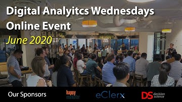 Digital Analytics Wednesdays June 2020 Online Event