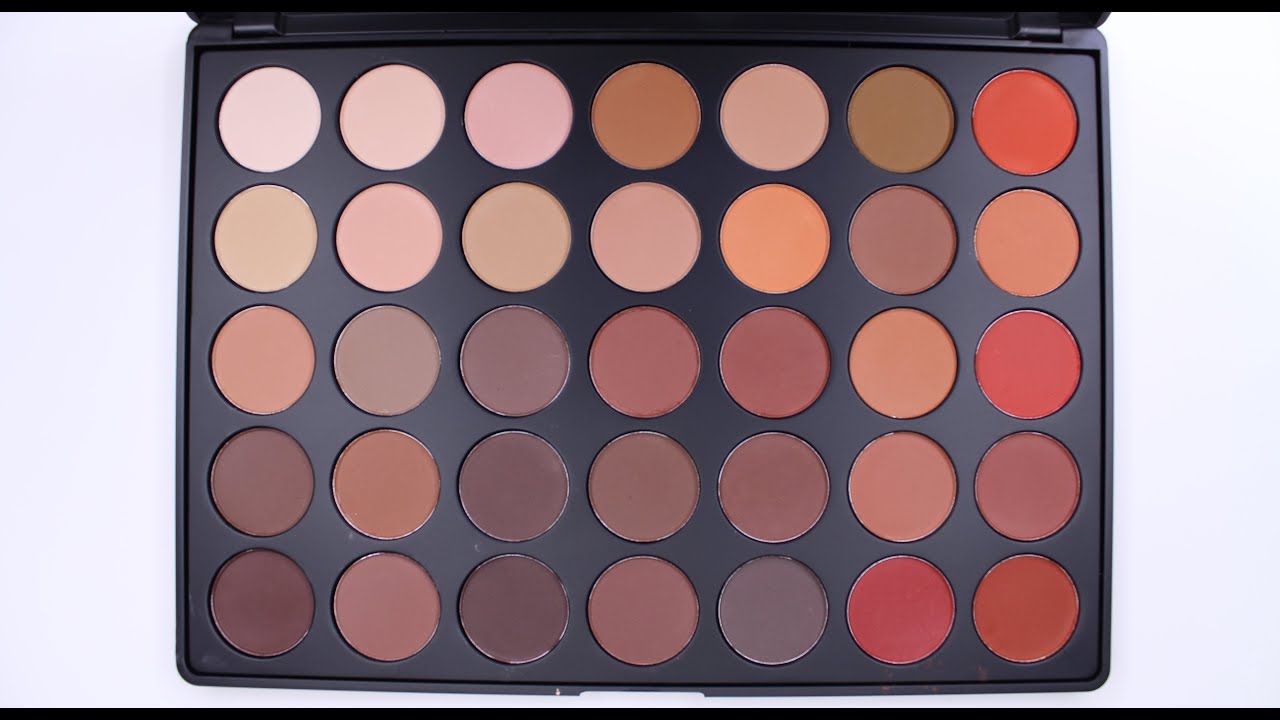 NEW Morphe Brushes 35OM Palette SWATCHES YouTube