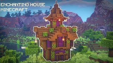 Minecraft: How to Build a Survival Enchanting House | Easy Tutorial