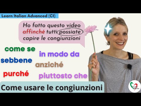 Video: Come usare le congiunzioni in una frase?