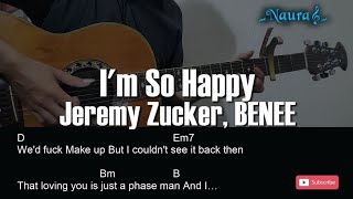 Download Lagu Jeremy Zucker, BENEE - I'm So Happy Guitar Chords Lyrics MP3