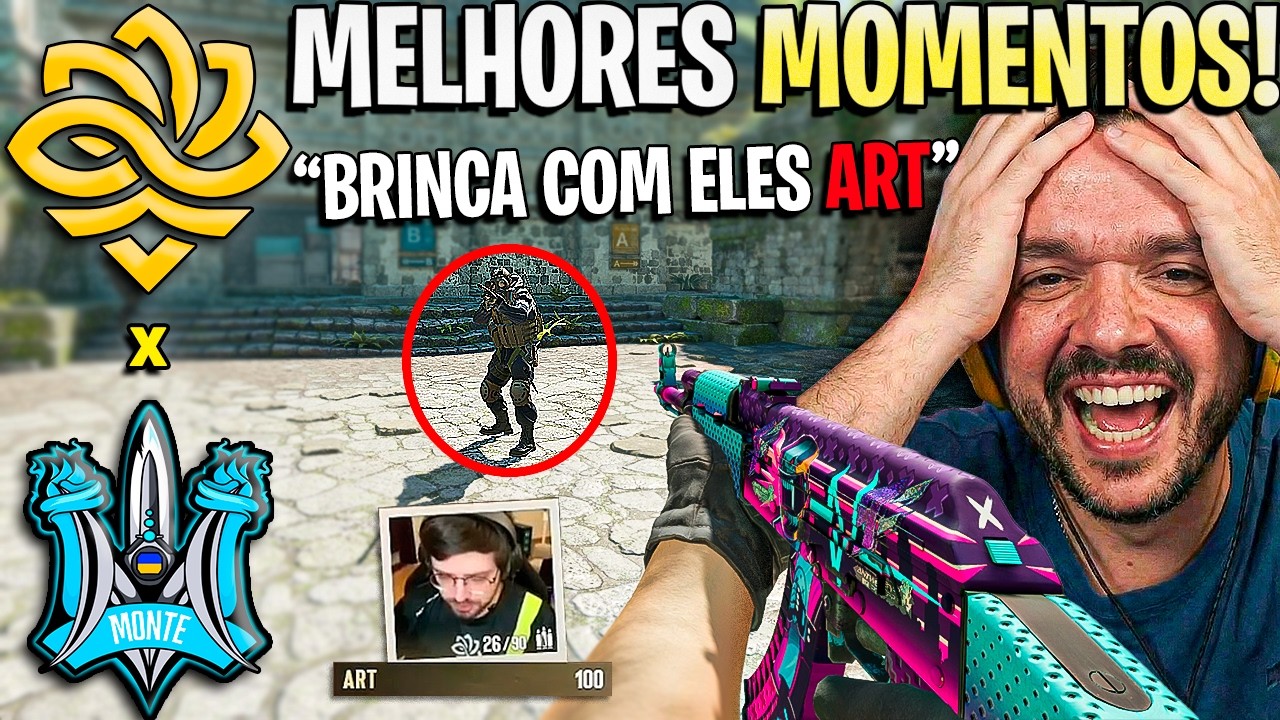 ART BOTOU NA CHAPA!🔥 LEGACY x MONTE - (MELHORES MOMENTOS) ESL PRO LEAGUE - (GAULES)