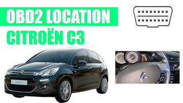 Citroën C3 [2009-2016]: OBD2 Port Diagnostic Location (tutorial)