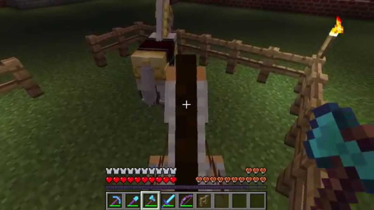 Minecraft élevage, lapins, chevaux [FR]. - YouTube