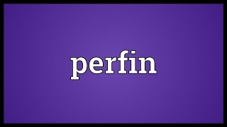 Perfin Meaning