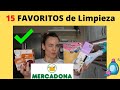 MIS 15 FAVORITOS DE LIMPIEZA DE MERCADONA 💚