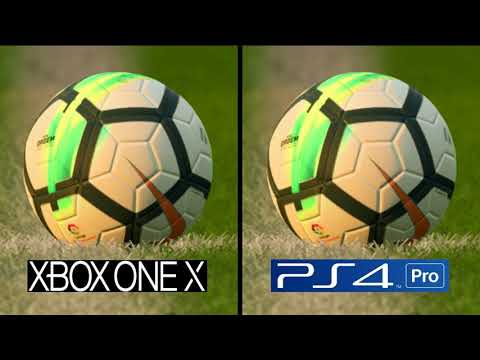 FIFA 18 | Xbox One X VS PS4 Pro 4K Graphics Comparison