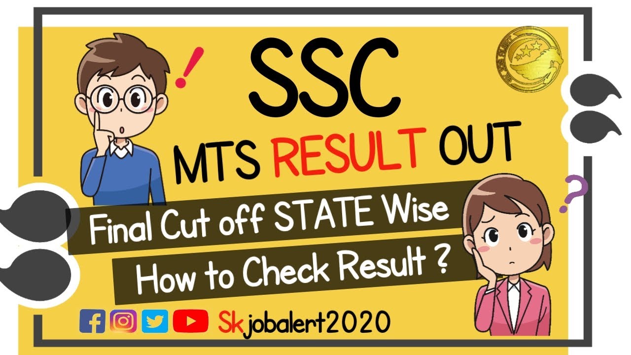 Ssc Mts Result Out Ssc Mts Cut Off Ssc Mts Merit List Ssc Mts