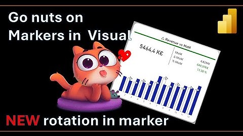 Go nuts on Markers on Column chart in Power BI