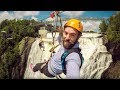 INSANE WATERFALL ZIP LINE | TALLER THAN NIAGARA FALLS