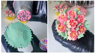 6 Hacks Cake Nozzles Russian Floral | Cake Decorating Tips and Tricks