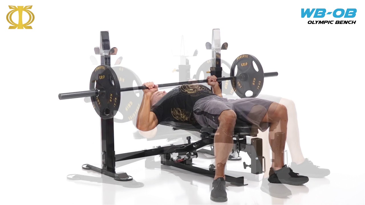 Powertec Workbench Olympic Bench Youtube