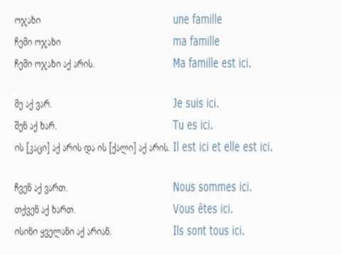 ფრანგულის  გაკვეთილი 1 (პიროვნებები)/French Lessons 1/Французский язык Урок 1