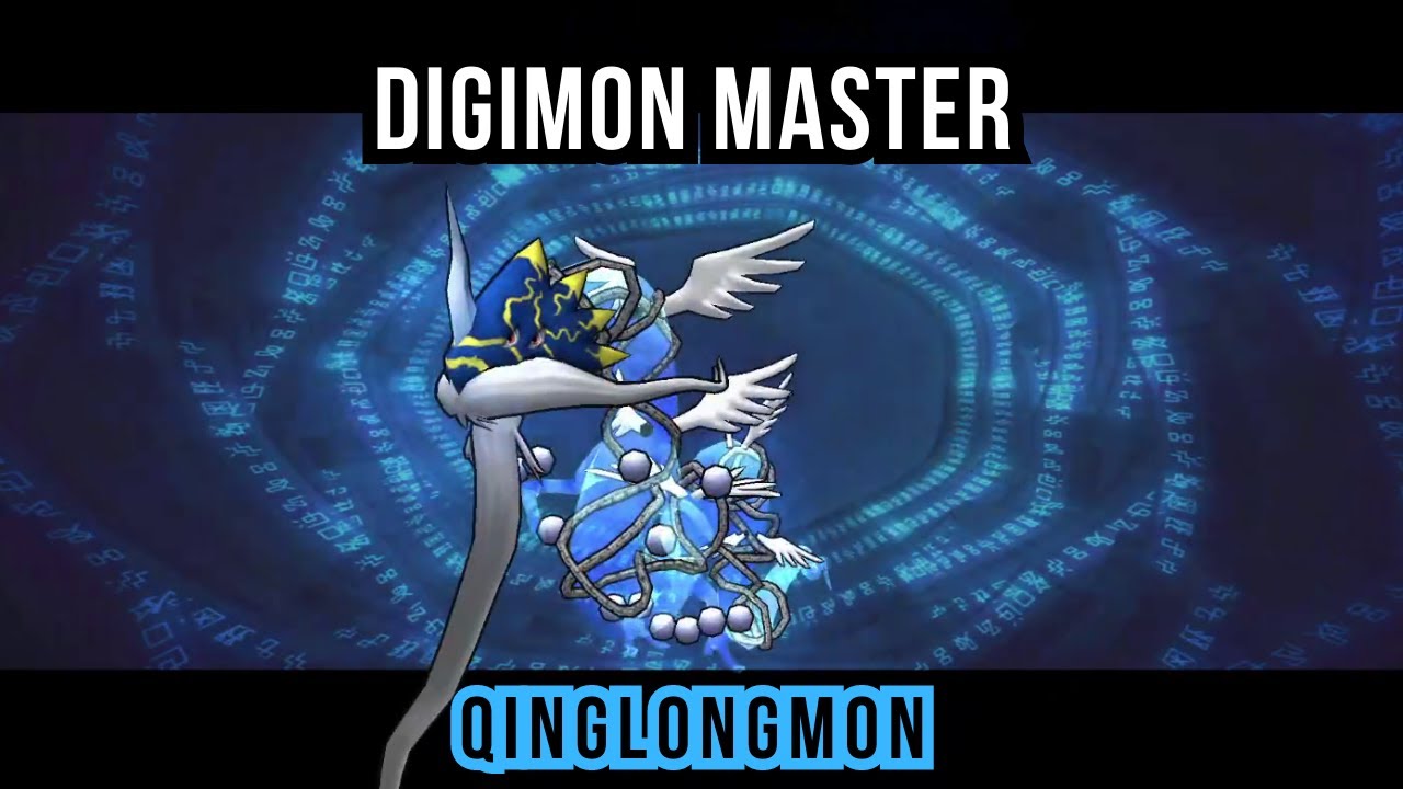 Digimon Master World Qinglongmon Evolution And Skills Youtube