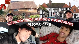 Visiting THE HOLIDAY Movie Locations &amp; Vlogmas Dilema  VLOGMAS DAY 11