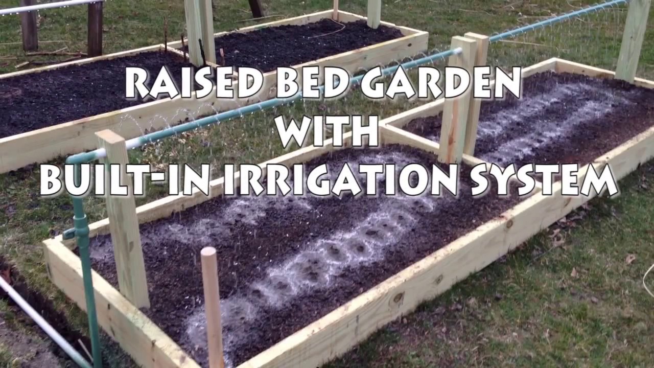 Homemade Garden Irrigation System - YouTube