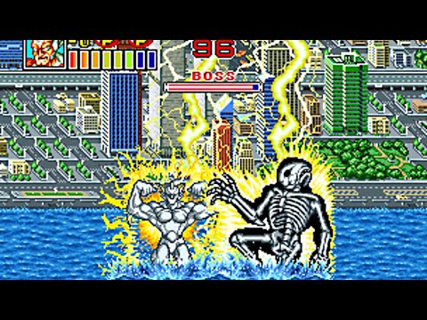 [TAS] KING OF THE MONSTERS 2: THE NEXT THING (ATOMIC GUY - LEVEL 8 - HARDEST DIFFICULTY) ARCADE