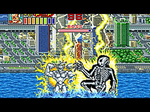 [TAS] KING OF THE MONSTERS 2: THE NEXT THING (ATOMIC GUY - LEVEL 8 - HARDEST DIFFICULTY) ARCADE