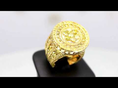 mens-14k-solid-yellow-gold-yellow-diamond-pinky-ring-15.90-ctw