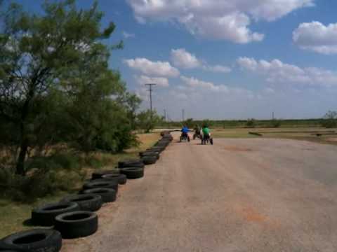 Jeff Peters and "Friends" race on carts.MOV