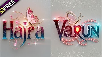 How To Make New Glitter Crafted 3D Name Art Dp | Ideogram Prompts | New Trending Dp Photo #meta #ai