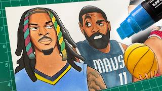 Drawing The MOST Entertaining NBA Team! 🎥 🍿