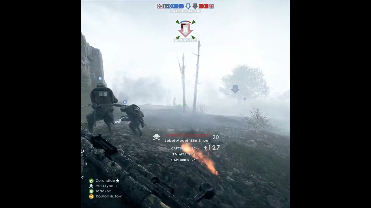 Lebel Model 1886 Sniper hip fire