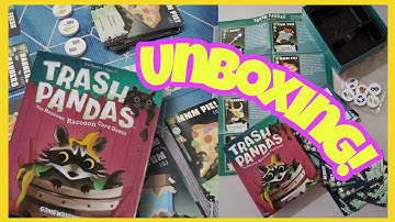 Unboxing Trash Pandas | Trash Pandas | Card Games