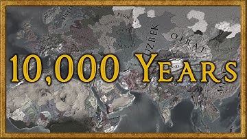10,000 Years long EU4 Timelapse - AI Only (1444 to 11444)