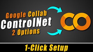 stable diffusion 1 - click controlnet google colab | 2 option explained | controlnet extension colab