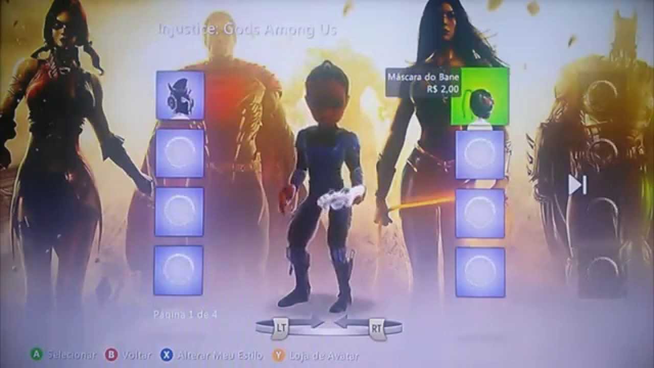 TODOS OS ITENS DE AVATAR GRÁTIS PARA XBOX 360 