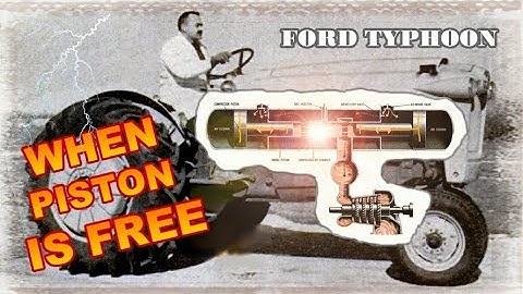 Tractor with a gas turbine engine / FORD TYPHOON