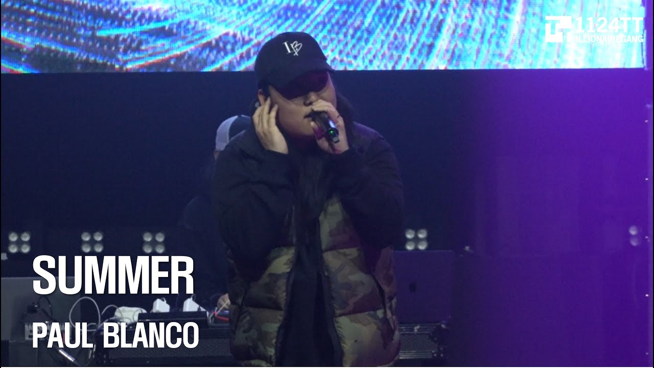 Paul Blanco Rapper 2024.11.23 SUMMER : PAUL BLANCO (BeWhy Concert) - YouTube