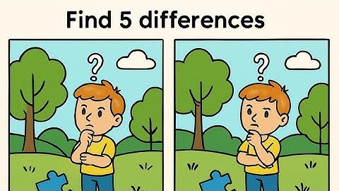 Can You Spot The Difference 🧠?/ Only the sharpest eyes can spot ALL the differences 🧩🖼️!