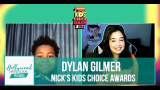 Famous NICK'S KIDS CHOICE AWARDS (2021) | DYLAN GILMER chats with AMY CASSANDRA about his nomination Profile