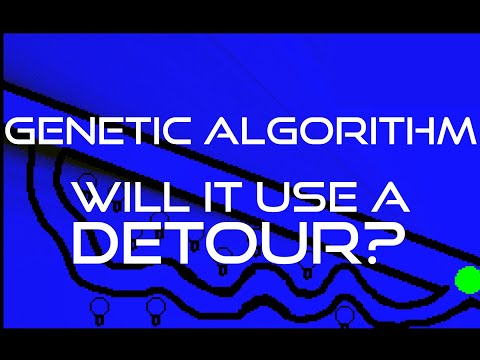 Machine learning maze level 7 - Will it use a detour?