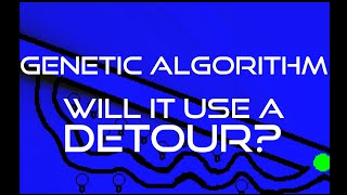 Machine learning maze level 7 - Will it use a detour?