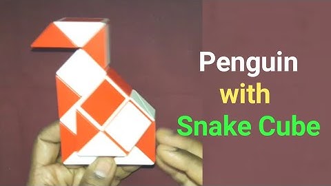 How to Make Penguin with Snake Cube | Rubik