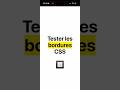 Trois bordures CSS sur une forme 🔲 #html #css #dev