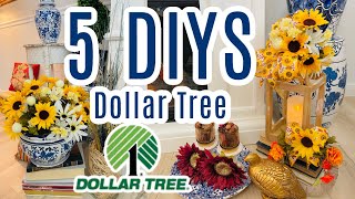 🌻5 DIY Dollar Tree SUMMER DECOR CRAFTS~🌻Olivia's Romantic Home DIY