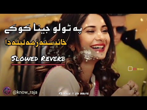 Pa Tolo Jinako Ke Khaista Zama Laila Da Slowed And ReverbPashto Song  pashtotiktoksong  stlw