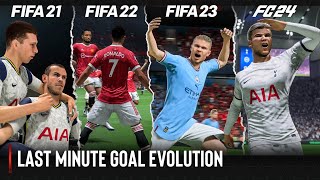 Last Minute Goal Celebration Evolution In FIFA | 2021 - 2024 |