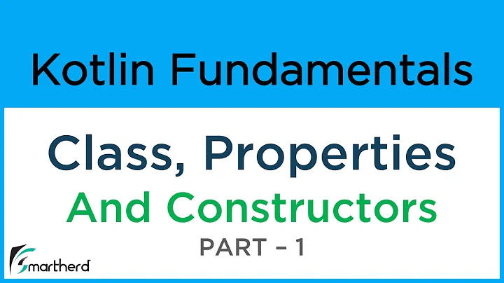 Kotlin Class Definition, init Block and Primary Constructor. Object Oriented Kotlin for Android #8.1