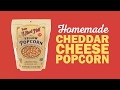 Homemade cheddar cheese popcorn recipe