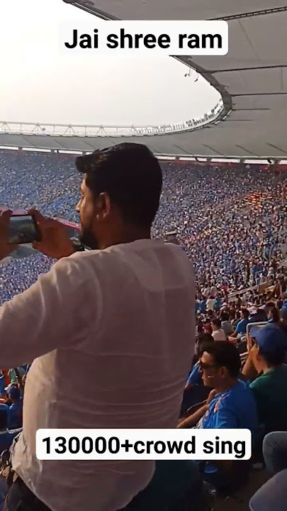 130,000  Crowd sings Jai Shree Ram in wc2023 ind vs pak #shorts