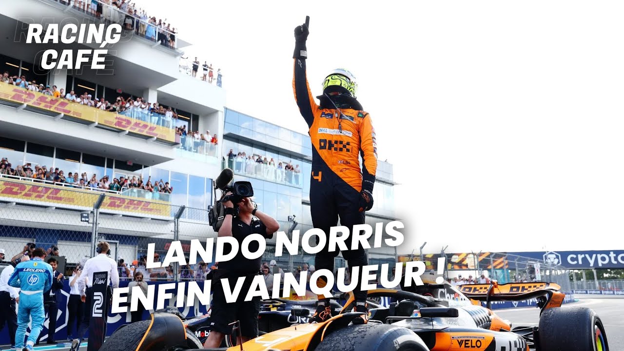 Affiche Monaco GP 2025 – Lando Norris Vainqueur – Style Illustration Cartoon – Impression Art Sur Papier Premium 200 Gsm