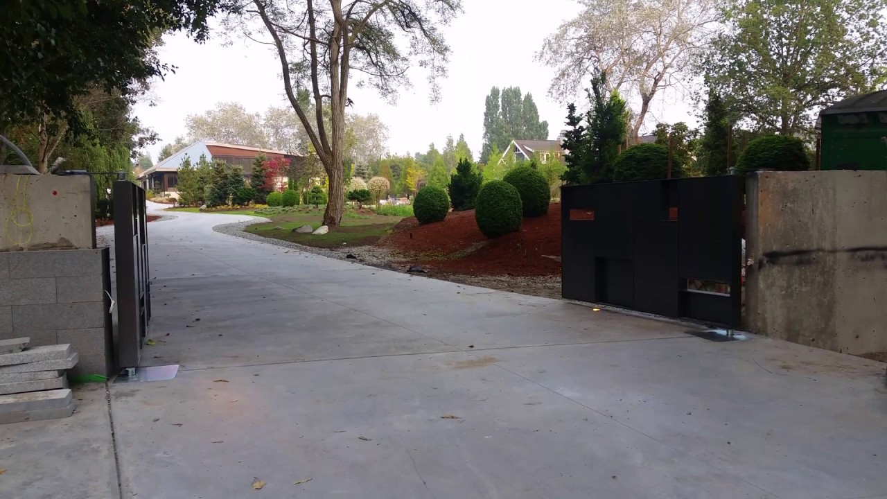 Underground swing gate operators installation services by Royal Gates in Vancouver, BC, Canada