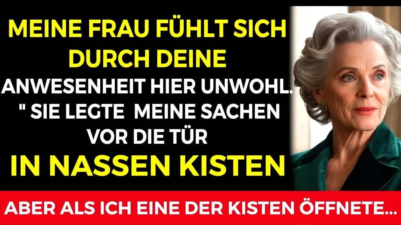 Mein Sohn gab mir einen Tag Zeit, um meine eigene Wohnung zu räumen