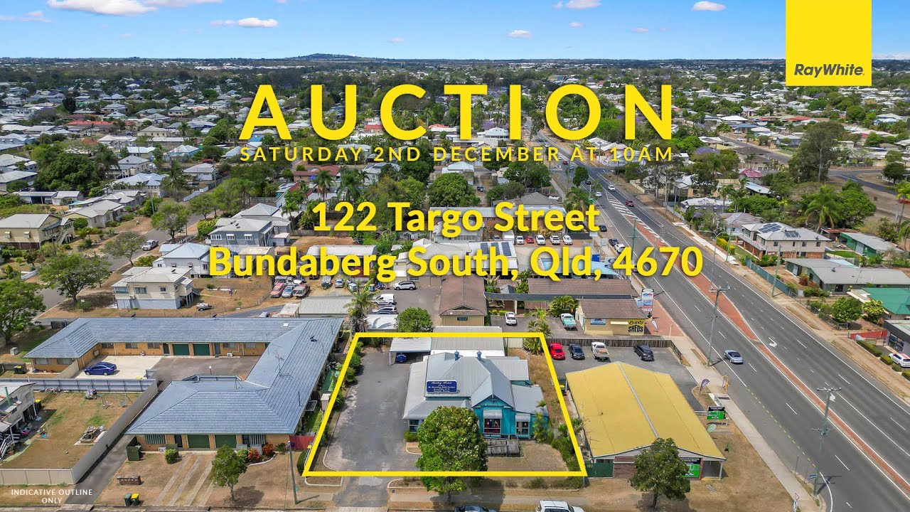 Commercial Auction - 122 Targo Street Bundaberg South Qld